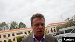 Russian tycoon Sergei Polonsky in Phnom Penh (file photo)