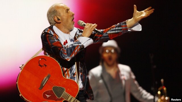 Dino Merlin na Eurosongu, maj 2011.