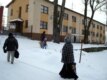 Қазақ босқындары лагерь орталығына бет алды. Вышни Лхоты, 1 ақпан  2009 жыл.