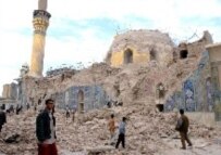 The Al-Askari Mosque was severely damaged by an explosion today (epa)