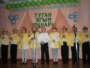 Бәйгедә катнашучы балалар "Чебиләр" җырын башкара