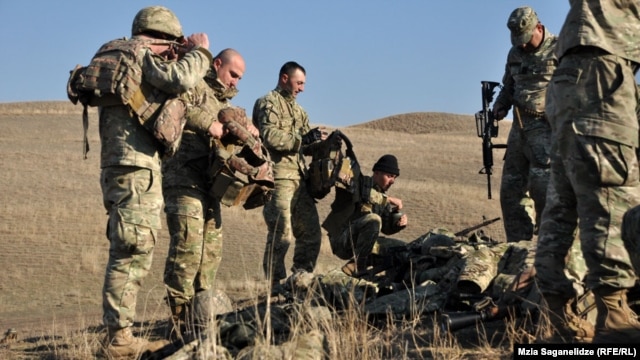 Georgia hopes to gradually phase out conscription and establish fully professional armed forces. (file photo)