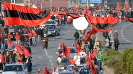 Pamje e festimeve për 100 vjetorin e shtetit shqiptar në Shkup