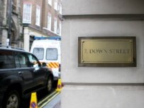 Police found radiation in this London building on November 27 (epa)