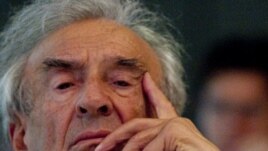 Nobel Peace laureate Elie Wiesel