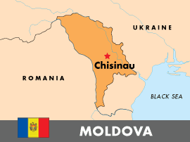 Map of Moldova