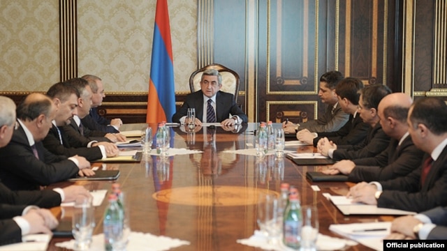 სომხეთის მთავრობის სხდომა