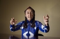 Rebiya Kadeer in Washington on October 6 (AFP)
