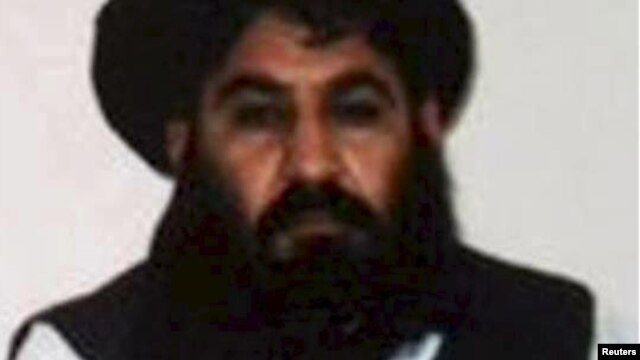 Taliban leader Mullah Akhtar Mansur (file photo)
