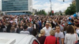 Sa protesta za matični broj, jun 2013.