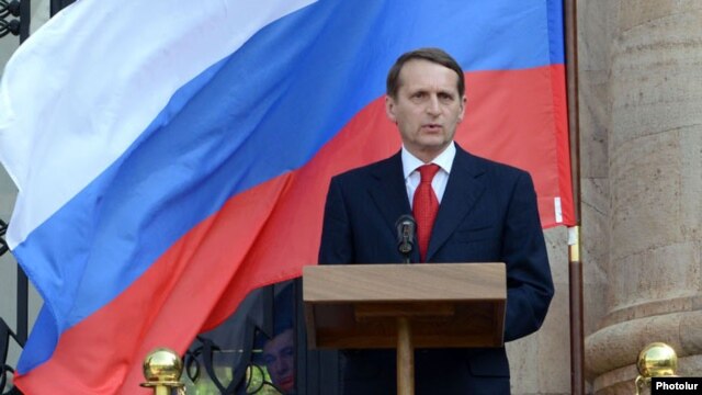 Duma speaker Sergei Naryshkin