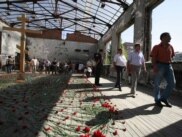 Акция памяти жертв теракта в бесланской школе №1