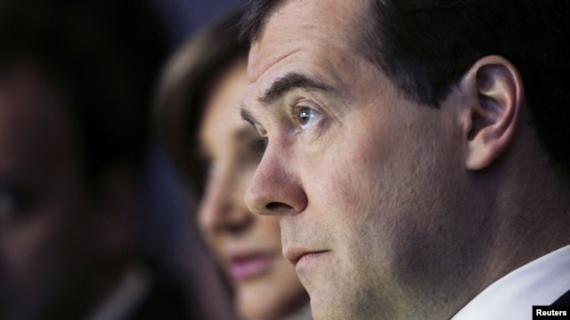 Russian Prime Minister Dmitry Medvedev  