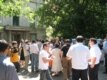 Журналисты, прессозащитники и политики перед зданием Национального пресс-клуба.