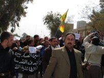 Demonstration in Baghdad on 22 February