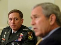 Petraeus (left) is due to give his report in September (epa)