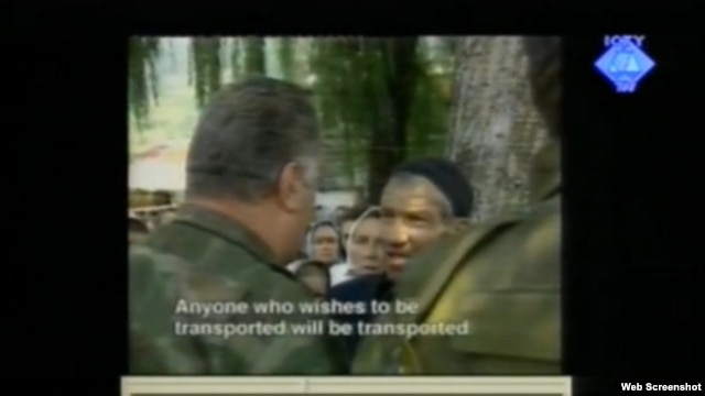 Snimak iz Srebrenice prikazan na suđenju