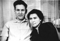 Yeltsin and his wife, Naina, in 1954