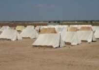 A Red Crescent camp for displaced Iraqis out the outskirts of Baghdad (file photo) (epa)