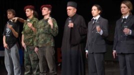 Scena iz predstave "Zoran Đinđić"