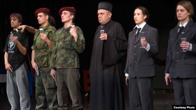 Scena iz predstave "Zoran Đinđić"