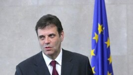 Vojislav Koštunica u sedištu ES u Briselu, 12. septembra 2007