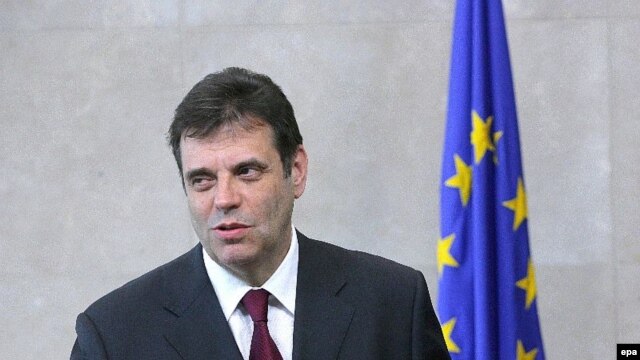 Vojislav Koštunica u sedištu ES u Briselu, 12. septembra 2007
