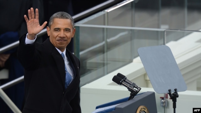Barack Obama na dan svečane inauguracije u VWashingtonu