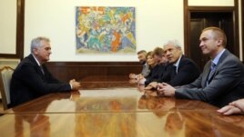 Predstavnici DS-a na razgovorima o vladi sa predsednikom Srbije Tomislavom Nikolićem