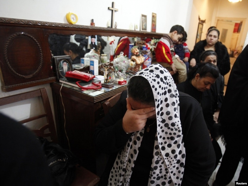 of the January 1 bomb attacks outside a Coptic church in Alexandria. of the January 1 bomb attacks outside a Coptic church in Alexandria.