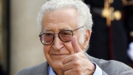 The new United Nations and Arab League peace envoy to Syria, Lakhdar Brahimi, says he was "scared" about taking up the post.