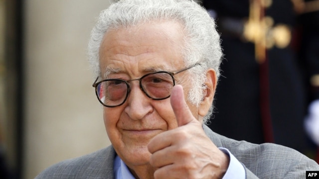 United Nations peace envoy to Syria Lakhdar Brahimi