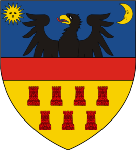Însemnul heraldic al Transilvaniei între 1659 - 1867.