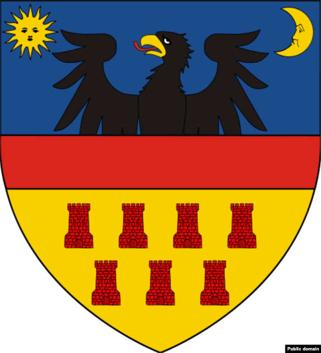 Însemnul heraldic al Transilvaniei între 1659 - 1867.