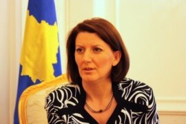 Kosovo President Atifete Jahjaga (file photo)
