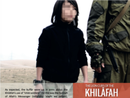 ИМ экстремистік тобын насихаттайтын журналда екі «тыңшыны» атқан бала туралы мадақтау жазылған. Бұл бала Қазақстаннан барған деген болжам бар.