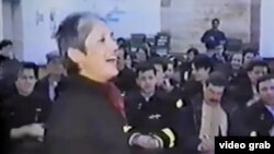 A screen-grab of Joan Baez on her landmark visit to Sarajevo in 1993. Billionaire philanthropist George Soros had helped arrange her trip to the besieged Bosnian city.