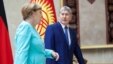 Merkel In Kyrgyzstan For 'Historic' Visit