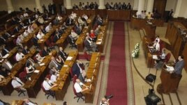 მიხეილ სააკაშვილის გამოსვლა პარლამენტში