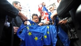 Protesta në Beograd, 30 nentor, 2012
