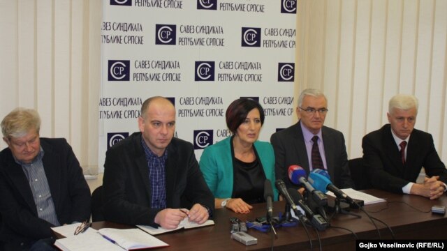 Press konferencija čelnika sindikata