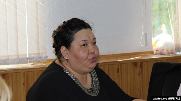 Гульмира Боранбаева, секретарь комиссии по делам женщин и семейно-демографической политике при акиме Южно-Казахстанской области. Шымкент, 28 сентября 2016 года.