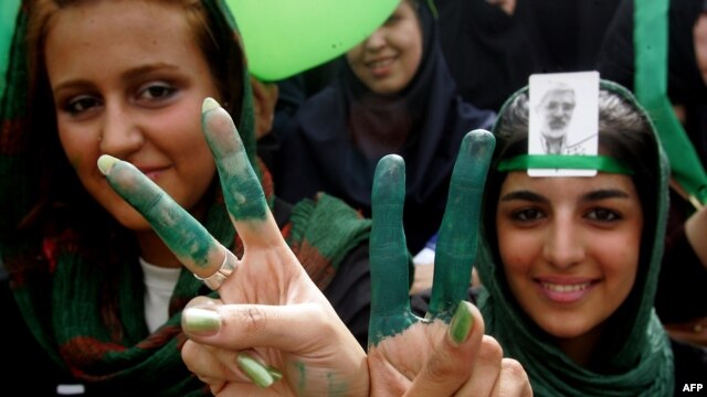 Iran's opposition Green Movement had called for a silent protest on the second anniversary of the disputed presidential election.
