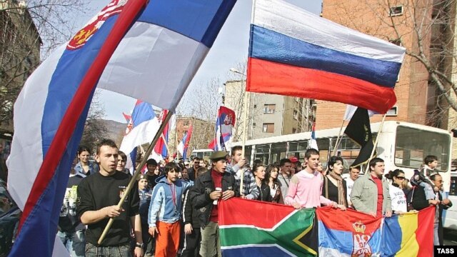 Beograd, jedan u nizu protesta protiv nezavisnosti Kosova, 25. februar 2008