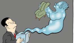 Karikatura Predraga Koraksića Coraxa