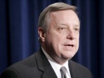 Senator Richard Durbin (Democrat, llinois) gave the opposition response to Bush's January 10 speech (epa)
