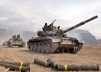 Afghan National Army tanks in a joint military exercise with soldiers from the NATO-led International Security Assistance Force (ISAF), near Kabul last month (epa)