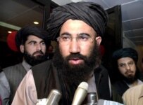 Mullah Abdul Salem Zaeef in November 2001 (epa)