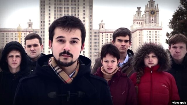 Ресейлік студенттердің украиналық замандастарына видео-үндеуінен скриншот.