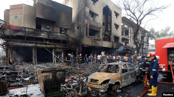 Mjesto eksplozije u Bagdadu